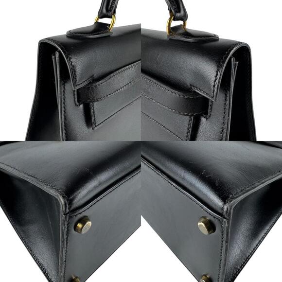 Hermes Hermès Kelly 32 Handbag Shoulder Bag with External Stitching, Box Calf... - Picture 3 of 5